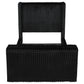 Centergrove Upholstered Queen Wingback TV Bed Black