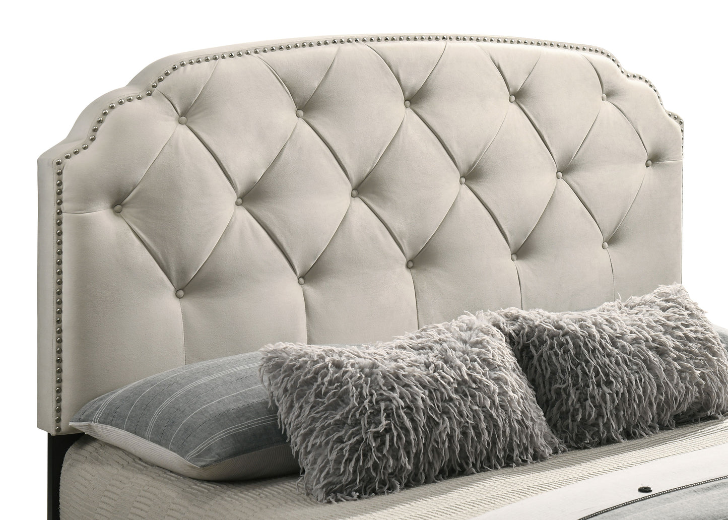 Marianna 4-drawer Upholstered Full Storage Bed Cream