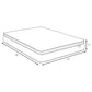 Hayes 11-inch Queen Pillow Top Memory Foam Hybrid Mattress