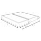 Mercer 9-inch Split California King Box Spring Foundation