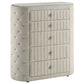 Sonya 5-piece Upholstered Eastern King Bedroom Set Ivory