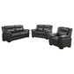 Arabella 3-piece Upholstered Padded Arm Sofa Set Grey