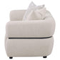 Jeanette 73-inch Fabric Upholstered Round Arm Loveseat Beige