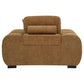 Octavia Upholstered Track Arm Accent Chair Amber
