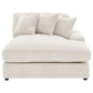 Blaine Upholstered Reversible Chaise Sectional Sofa Sand