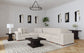 Lakeview Rectangular Upholstered Ottoman Ivory
