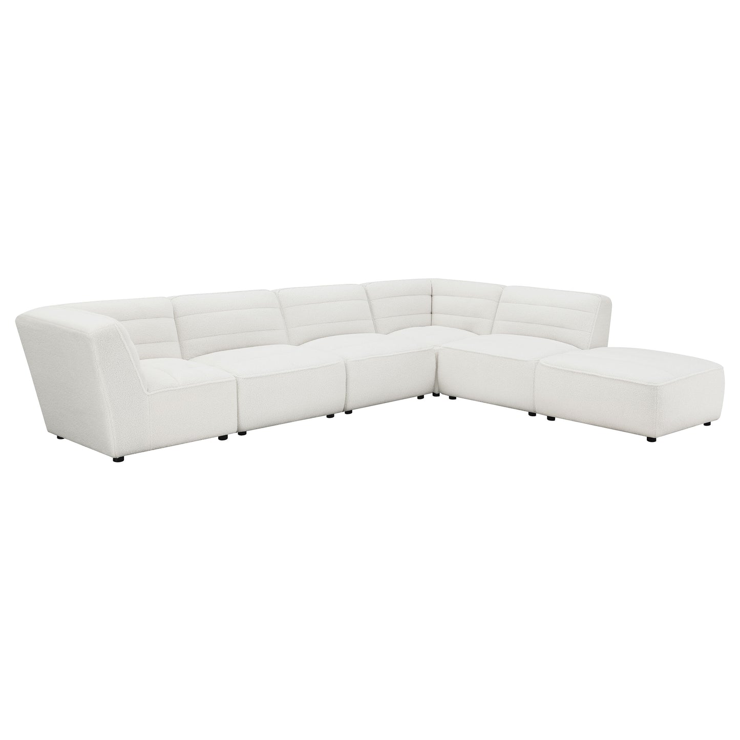 Sunny Upholstered Armless Chair Natural