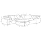Raleigh 6-piece Boucle Upholstered Modular Sectional Grey