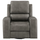 Brickston Triple Power Swivel Glider Recliner Charcoal