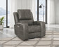 Brickston Triple Power Swivel Glider Recliner Charcoal