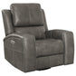 Brickston Triple Power Swivel Glider Recliner Charcoal