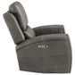 Brickston Triple Power Swivel Glider Recliner Charcoal