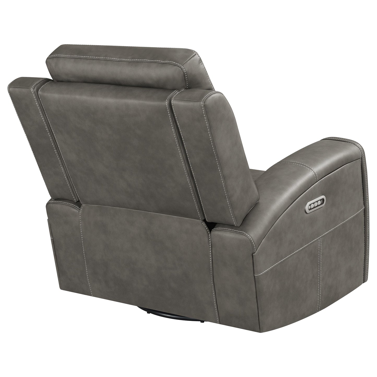 Brickston Triple Power Swivel Glider Recliner Charcoal