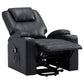 Armstrong Upholstered Power Lift Massage Recliner Espresso