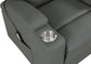 Armstrong Upholstered Power Lift Massage Recliner Grey