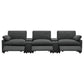 Collins 5-Piece Power Reclining Home Theater Seating Dark Grey