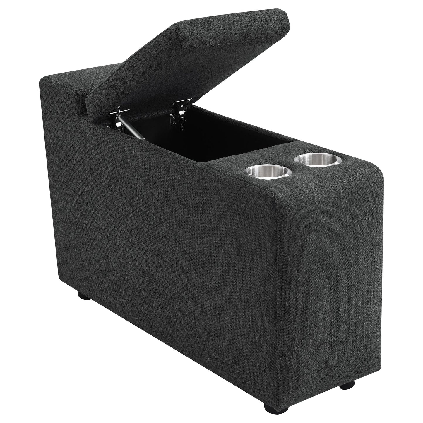 Collins 5-Piece Power Reclining Home Theater Seating Dark Grey