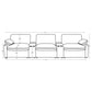 Collins 5-Piece Power Reclining Home Theater Seating Dark Grey