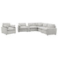 Collins Upholstered Power Recliner Chair Grey