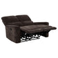Navarro 3-piece Upholstered Reclining Sofa Set Dark Brown