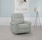 Adler Upholstered Power Swivel Glider Recliner Ivory