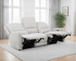 Sylmar Chenille Upholstered Power Reclining Sofa Dove Grey