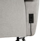 Sylmar Chenille Upholstered Power Recliner Dove Grey