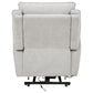 Sylmar Chenille Upholstered Dual Power Lift Recliner Dove Grey