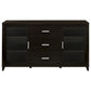 Lewes 2-door Engineered Wood 60-inch TV Stand Cappuccino