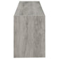 Burke 2-door Engineered Wood 71-inch TV Stand Grey Driftwood