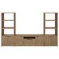 Tabby 3-piece 60-inch TV Entertainment Center Mango