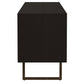 Marsden 2-door Mango Wood 70-inch TV Stand Charcoal Black