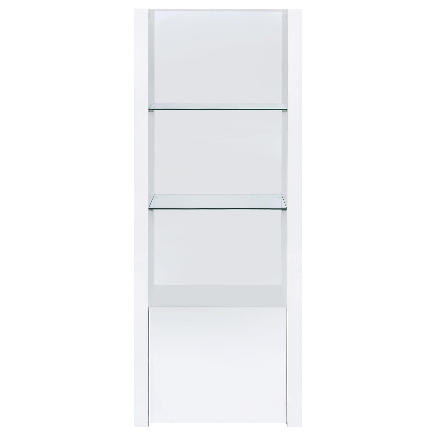 Jude 3-piece 71-inch TV Entertainment Center White High Gloss