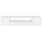 Jude 2-door Engineered Wood 79-inch TV Stand High Gloss White