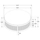 Arini 3-piece Round Coffee and End Table Set Sand Wash