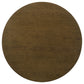 Ottowa 2-piece Round Wood Coffee Table Set Brown