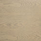 Kailani Coastal Square End Side Table with Shelf Beige Oak