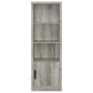 Burke 4-shelf Engineered Wood Media Tower Grey Driftwood