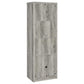 Burke 4-shelf Engineered Wood Media Tower Grey Driftwood