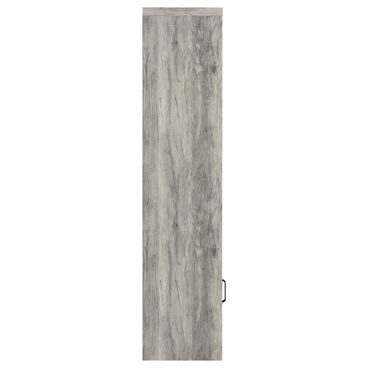 Burke 4-shelf Engineered Wood Media Tower Grey Driftwood