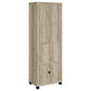 Sachin 3-shelf Engineered Wood Media Tower Distressed Pine