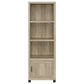 Sachin 3-shelf Engineered Wood Media Tower Distressed Pine