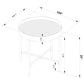 Ozella 3-piece Round Coffee and End Table Set Sandy Black