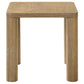 Castlewood Engineered Wood Accent Side End Table Light Oak