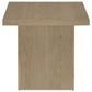 Devar 3-piece Square Cocktail Coffee End Table Set Latte