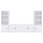 Laughlin 3-piece Entertainment Center TV Stand White