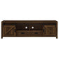 Madra 2-door Engineered Wood 79-inch TV Stand Dark Pine