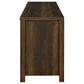 Madra 2-door Engineered Wood 79-inch TV Stand Dark Pine