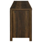 Madra 2-door Engineered Wood 79-inch TV Stand Dark Pine