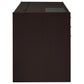 Halston 47-inch 2-drawer Office Desk with Cabinet Cappuccino